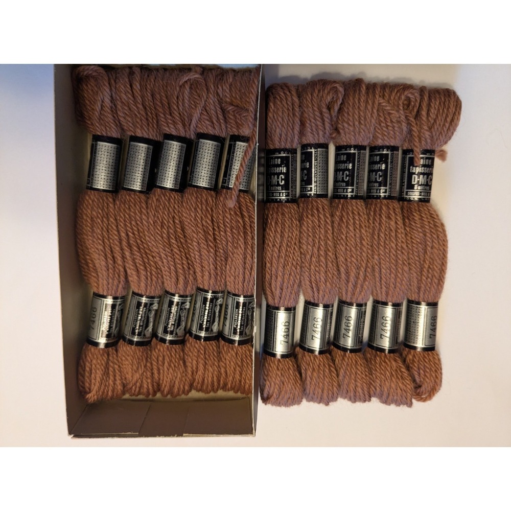 10 Skeins Laine Tapisserie DMC 100% Wool 8 meters